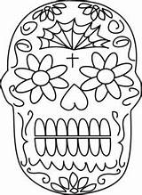 Mask Muertos Dia Los Coloring Dead Skull Pages Printable Kids Color Template Sugar Para Colorear Print Calavera Calaveras sketch template