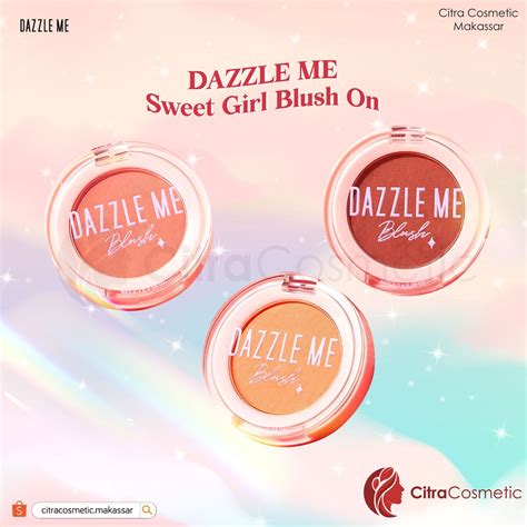 jual dazzle  sweet girl blush  series shopee indonesia
