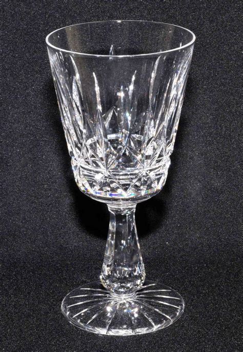 Waterford Crystal 11 Lismore Stemware Water Glasses 7 H