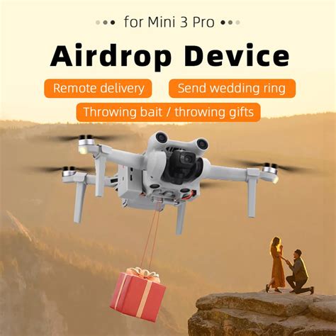 drone airdropper parabolic dropper remote control fishing bait thrower tools  children