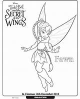 Coloring Tinkerbell Pages Fairy Periwinkle Winter Bell Tinker Disney Fairies Kids Fawn Colouring Hollow Wings Secret Pixie Movie Printable Printables sketch template