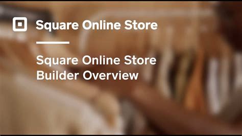 tutorials square  store website builder
