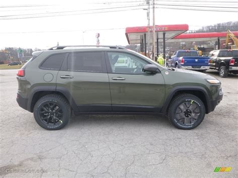 olive green pearl jeep cherokee trailhawk   photo