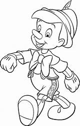 Ausmalen Pinocchio Figuren Disneyfiguren Coloring Ausdrucken sketch template