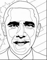 Obama Coloring President Barack Drawing Lifetime Getdrawings Pages Getcolorings sketch template
