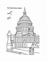 Coloring Capitol Building Pages Printable Bright Colors Favorite Choose Color Kids Print sketch template