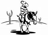 Mexican Coloring Pages Donkey Cowboy Ride Sunset Colorluna Color sketch template