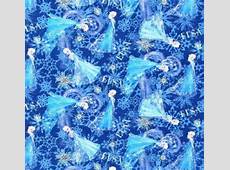 DISNEY FROZEN FABRIC Elsa Blue Cotton Fabric In by DesignsbyDoreen