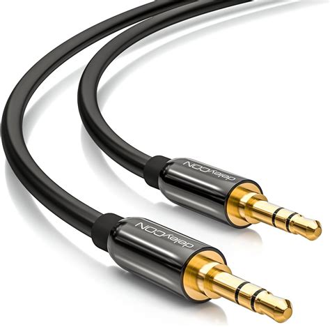 deleycon  jack cable mm aux cable stereo audio amazoncouk