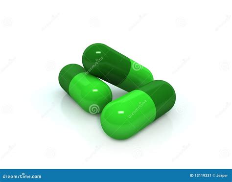 green pills stock image image