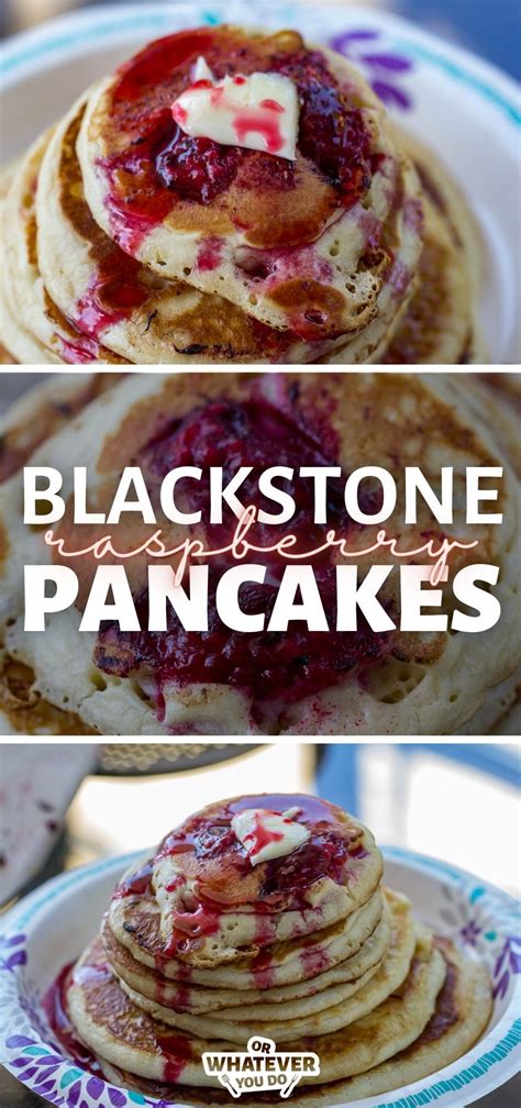 raspberry pancakes     blackstone griddle recipe