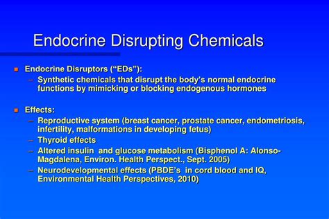 endocrine disruptors clinical  public health implications