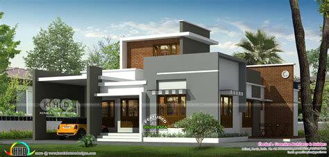 single floor  bhk  sq ft contemporary house kerala home design