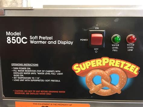 super pretzel warming cooking machine model   sale  santee ca