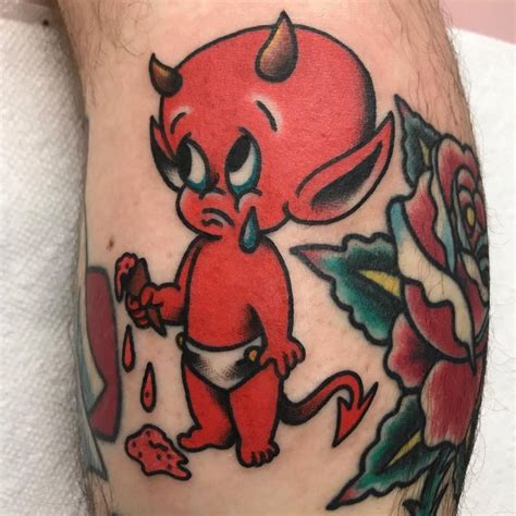 hot stuff   devil tattoo