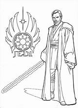 Menace Kenobi Wan Phantom Supercoloring sketch template