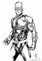 Cyclops Xmen Heroes Characters Heros Catwoman sketch template