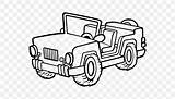Jeep Wrangler Willys Coloring Car sketch template