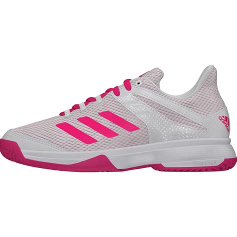 adidas kids adizero club tennis shoes whitepink tennisnutscom