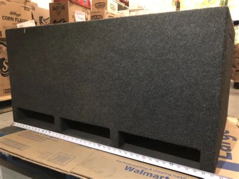 custom  ported subwoofer enclosure pre wired  terminals local