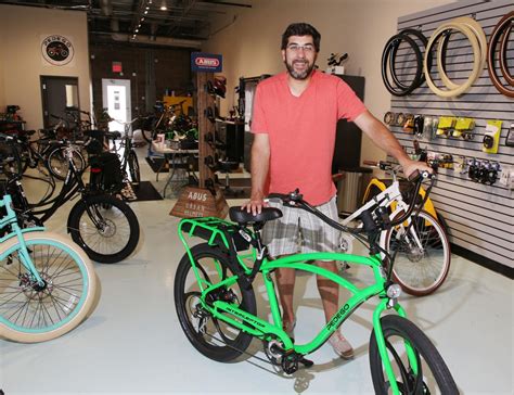 electric bicycle store opening  riverwalk  jenks work money tulsaworldcom
