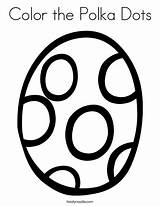 Easter Coloring Dots Polka Color Egg Pages Print Twistynoodle Eggs Outline Noodle Chick Ll Twisty sketch template