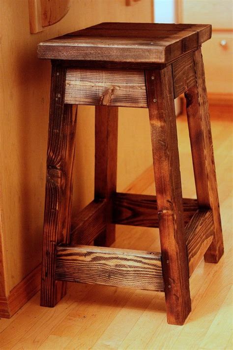 rustic bar stool plans mocksure