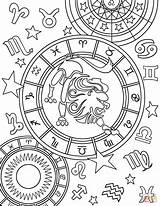 Sagittarius Segni Znaki Zodiaku Zodiacali Gemini Aquarius Supercoloring Aries Capricorn Kolorowanka Leone Zodiacale Segno Drukuj sketch template
