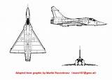 Mirage Dassault Breguet Vrml Soji Yamakawa sketch template