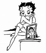 Betty Boop Colorare Colorir Coloriages Animaatjes Ausmalbilder Trickfilmfiguren Tudodesenhos Malvorlage Wensen Coloratutto sketch template