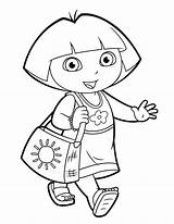 Dora Beach Explorer Pages Drawing Coloring Colouring Sheets Pdf Clipart Template Printable Drawings Time Diego Getdrawings Clipartmag Paintingvalley sketch template