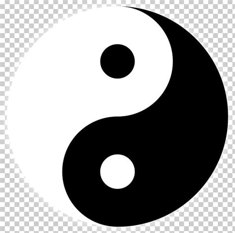 good  evil yin   symbol png clipart black  white circle