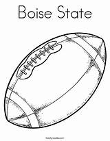Coloring Boise State Print Ll sketch template