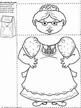 Old Lady Swallowed Fly There Who Paper Bag Coloring Activities Preschool Crafts Printable Book Puppet Obseussed Puppets Some Flickr Pages sketch template