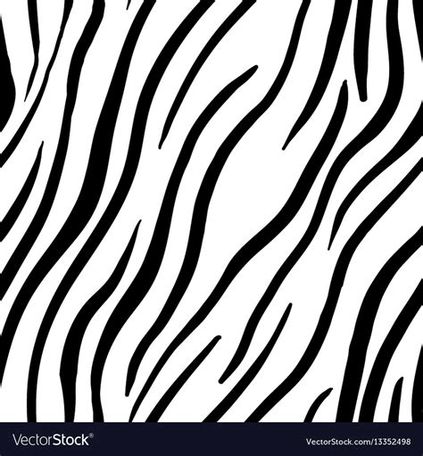 zebra stripes seamless pattern print design vector image