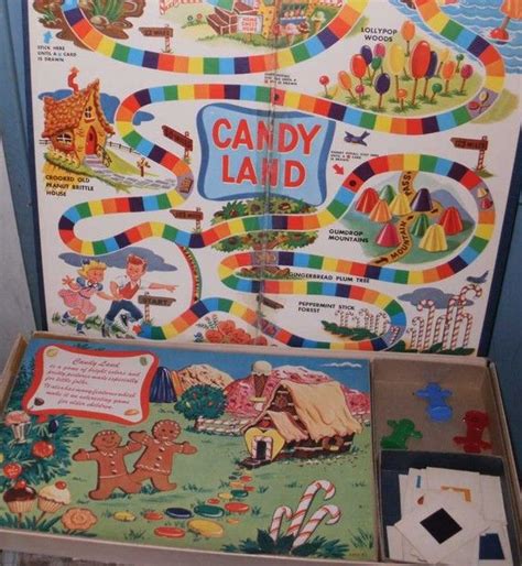 candyland game 1949 original candy land board game by oldandwise candyland games old