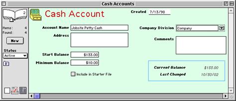 cash accounts