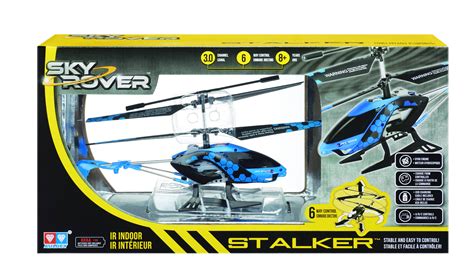 sky rover stalker  channel ir gyro helicopter blue vehicle walmartcom