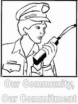 Coloring Pages Police Color Book Officer Kids Printable Comments Advertisement Coloringhome Community Coloringpagebook sketch template