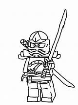 Ninjago Lego Coloring Pages Kids sketch template