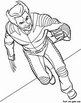 Coloring Print Pages Wolverine sketch template