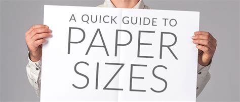 Paper Sizes Explained Latest News And Print Resources Swallowtail