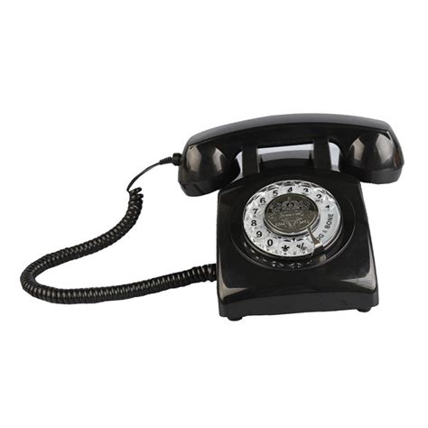 retro schnurgebundenes telefo nostalgietelefon mit waehlscheibe farben ebay