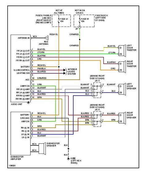 bose amp wiring diagram manual xza nissan altima nissan nissan