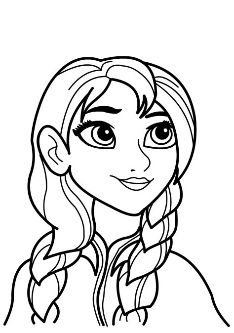 princess anna coloring pages printable