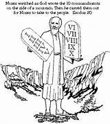 Commandments Commandment 1st Ten Coloring Lesson Bible Visit Pages Msss Sheets Color Activity sketch template