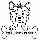 Terrier Yorkie Kolorowanki Yorki Dzieci Colouring Yorkies Terriers Royalty Bestcoloringpagesforkids Em sketch template