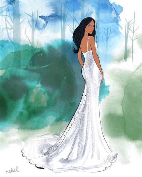 Disney S Pocahontas Wedding Dress Design See Every Disney Princess
