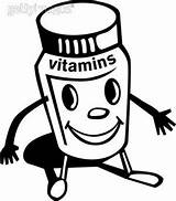 Vitamin Clipart Drawing Vitamins Getdrawings Clipground sketch template
