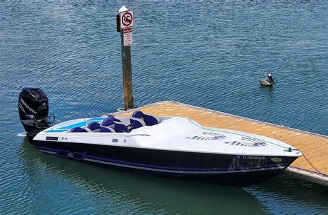 custom speed boat  supercharged mercury verado hp  mercury  sale  palm harbor